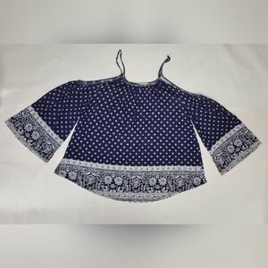 Boho Cold Shoulder Passport Blouse